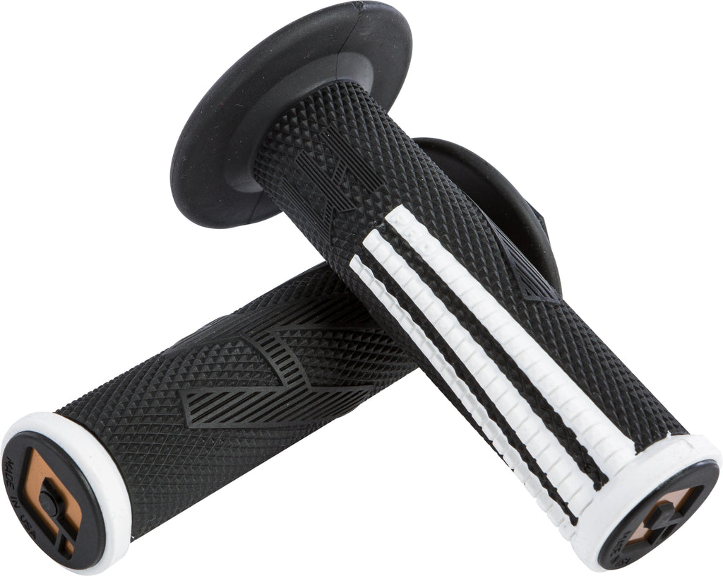 ODI EMIG2 PRO V2 LOCK-ON GRIP BLACK/WHITE H36EPBW