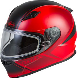 GMAX FF-49S FULL-FACE HAIL SNOW HELMET MATTE RED/BLACK MD G2495035