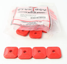 STUD BOY SUPER-LITE PLUS BACKERS RED 24/PK 2462-P1-RED-atv motorcycle utv parts accessories gear helmets jackets gloves pantsAll Terrain Depot