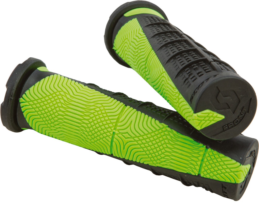 SCOTT DEUCE GRIP ATV BLACK/NEON GRN 217892-5043