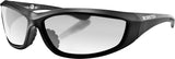 BOBSTER CHARGER SUNGLASSES BLACK W/CLEAR LENS ECHA001C