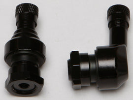 COMP. WERKES 90/STRAIGHT AIR VALVE. 11.3MM BLACK MPH-4207BK