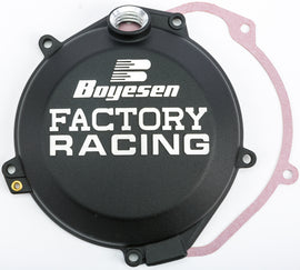 BOYESEN FACTORY RACING CLUTCH COVER BLACK CC-44CB