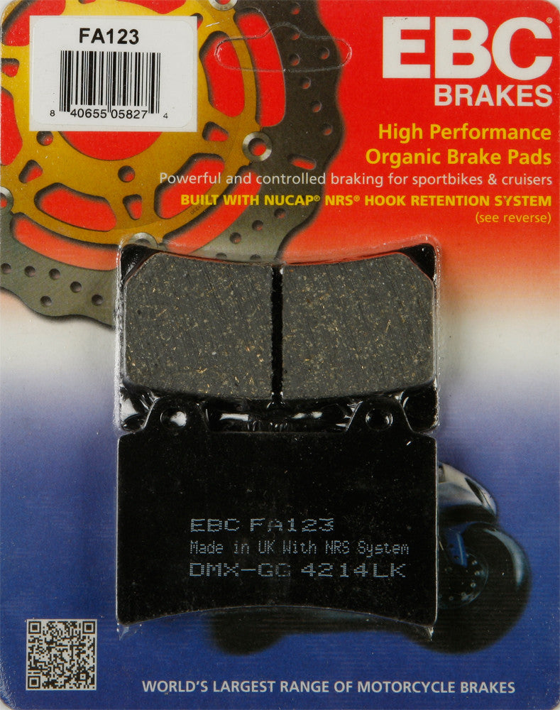 EBC BRAKE PADS FA123-atv motorcycle utv parts accessories gear helmets jackets gloves pantsAll Terrain Depot