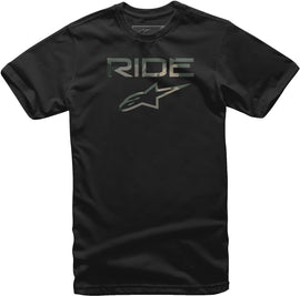 ALPINESTARS RIDE 2.0 CAMO TEE BLACK LG 1119-72006-10-L