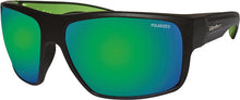Load image into Gallery viewer, BOMBER MANA BOMB EYEWEAR MATTE BLACK W/ GREEN MIRROR POLARIZED LENS MA111-GM