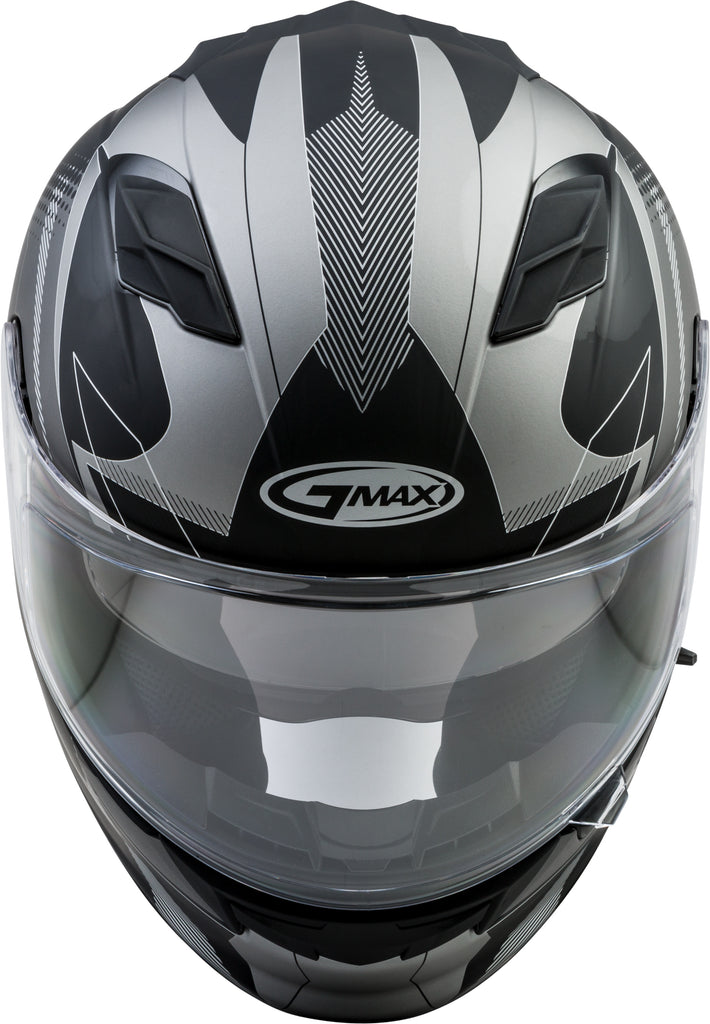 GMAX FF-98 FULL-FACE APEX HELMET MATTE BLACK/DARK SILVER XS G1981453