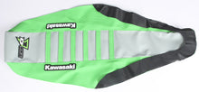 Load image into Gallery viewer, D'COR SEAT COVER GREEN/GREY W/RIBS 30-20-466