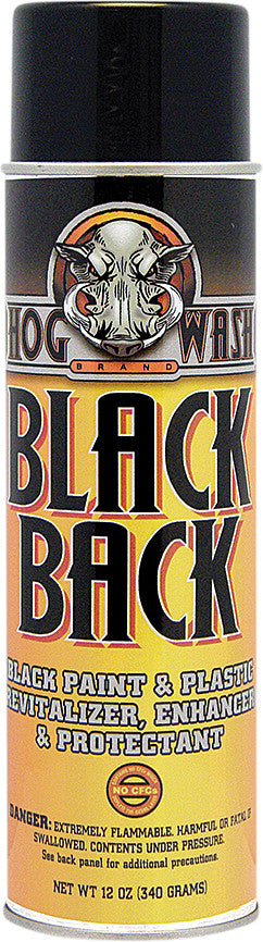 HOG WASH BLACK BACK 12OZ HW0555