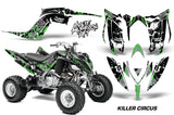 ATV Graphics Kit Decal Sticker Wrap For Yamaha Raptor 700R 2013-2018 CIRCUS GREEN