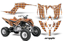 Load image into Gallery viewer, ATV Graphics Kit Decal Sticker Wrap For Yamaha Raptor 700R 2013-2018 ARGYLE ORANGE-atv motorcycle utv parts accessories gear helmets jackets gloves pantsAll Terrain Depot