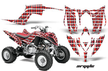 Load image into Gallery viewer, ATV Graphics Kit Decal Sticker Wrap For Yamaha Raptor 700R 2013-2018 ARGYLE RED-atv motorcycle utv parts accessories gear helmets jackets gloves pantsAll Terrain Depot