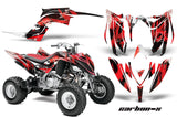 ATV Graphics Kit Decal Sticker Wrap For Yamaha Raptor 700R 2013-2018 CARBONX RED