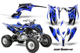 ATV Graphics Kit Decal Sticker Wrap For Yamaha Raptor 700R 2013-2018 CARBONX BLUE