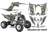 ATV Graphics Kit Decal Sticker Wrap For Yamaha Raptor 700R 2013-2018 CHECKERED GREEN