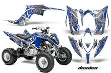 Load image into Gallery viewer, ATV Graphics Kit Decal Sticker Wrap For Yamaha Raptor 700R 2013-2018 DEADEN BLUE-atv motorcycle utv parts accessories gear helmets jackets gloves pantsAll Terrain Depot