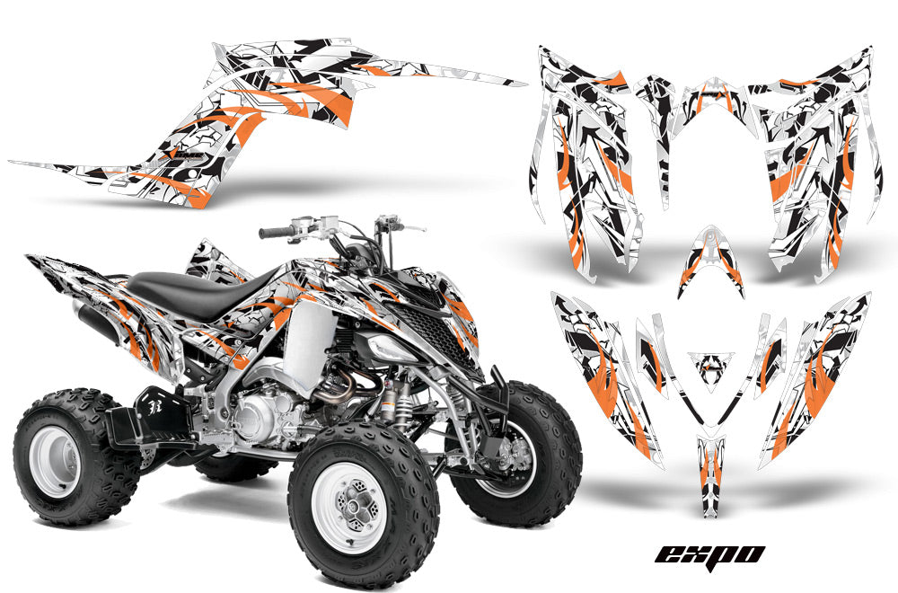 ATV Graphics Kit Decal Sticker Wrap For Yamaha Raptor 700R 2013-2018 EXPO ORANGE-atv motorcycle utv parts accessories gear helmets jackets gloves pantsAll Terrain Depot