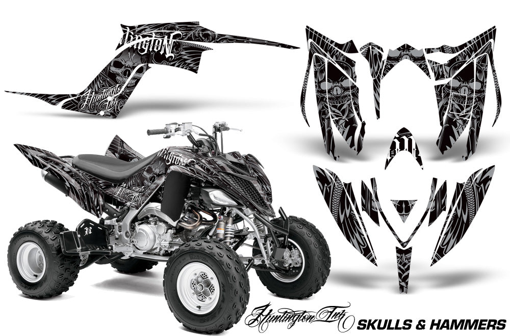 ATV Graphics Kit Decal Sticker Wrap For Yamaha Raptor 700R 2013-2018 HISH SILVER-atv motorcycle utv parts accessories gear helmets jackets gloves pantsAll Terrain Depot