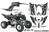 ATV Graphics Kit Decal Sticker Wrap For Yamaha Raptor 700R 2013-2018 HISH SILVER