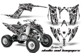 ATV Graphics Kit Decal Sticker Wrap For Yamaha Raptor 700R 2013-2018 HISH WHITE