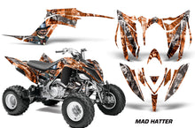 Load image into Gallery viewer, ATV Graphics Kit Decal Sticker Wrap For Yamaha Raptor 700R 2013-2018 HATTER SILVER ORANGE-atv motorcycle utv parts accessories gear helmets jackets gloves pantsAll Terrain Depot
