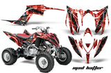 ATV Graphics Kit Decal Sticker Wrap For Yamaha Raptor 700R 2013-2018 HATTER BLACK RED