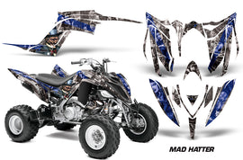 ATV Graphics Kit Decal Sticker Wrap For Yamaha Raptor 700R 2013-2018 HATTER SILVER BLUE-atv motorcycle utv parts accessories gear helmets jackets gloves pantsAll Terrain Depot
