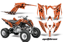 Load image into Gallery viewer, ATV Graphics Kit Decal Sticker Wrap For Yamaha Raptor 700R 2013-2018 MELTDOWN BLACK ORANGE-atv motorcycle utv parts accessories gear helmets jackets gloves pantsAll Terrain Depot
