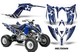ATV Graphics Kit Decal Sticker Wrap For Yamaha Raptor 700R 2013-2018 MELTDOWN WHITE BLUE