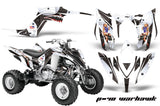 ATV Graphics Kit Decal Sticker Wrap For Yamaha Raptor 700R 2013-2018 WARHAWK WHITE