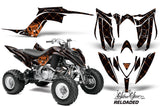 ATV Graphics Kit Decal Sticker Wrap For Yamaha Raptor 700R 2013-2018 RELOADED ORANGE BLACK