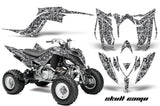 ATV Graphics Kit Decal Sticker Wrap For Yamaha Raptor 700R 2013-2018 SKULL CAMO BLACK
