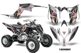 ATV Graphics Kit Decal Sticker Wrap For Yamaha Raptor 700R 2013-2018 TBOMBER BLACK