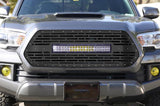 1 Piece Steel Grille for Toyota Tacoma 2016-2017 BRICKS WITH LED LIGHT BAR
