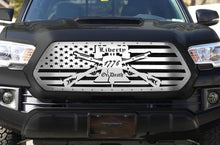 Load image into Gallery viewer, 1 Piece Steel Grille for Toyota Tacoma 2016-2017 - LIBERTY OR DEATH w/ STAINLESS STEEL FINISH-atv motorcycle utv parts accessories gear helmets jackets gloves pantsAll Terrain Depot
