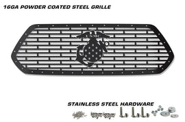 1 Piece Steel Grille for Toyota Tacoma 2016-2017 - USMC-atv motorcycle utv parts accessories gear helmets jackets gloves pantsAll Terrain Depot