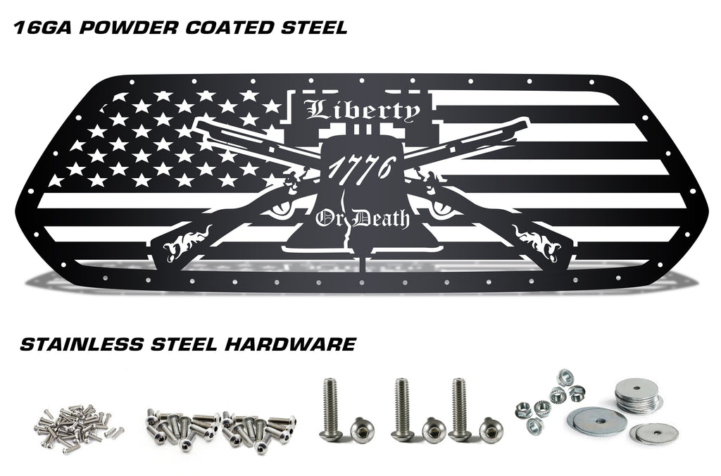 1 Piece Steel Grille for Toyota Tacoma 2016-2017 - LIBERTY or DEATH-atv motorcycle utv parts accessories gear helmets jackets gloves pantsAll Terrain Depot