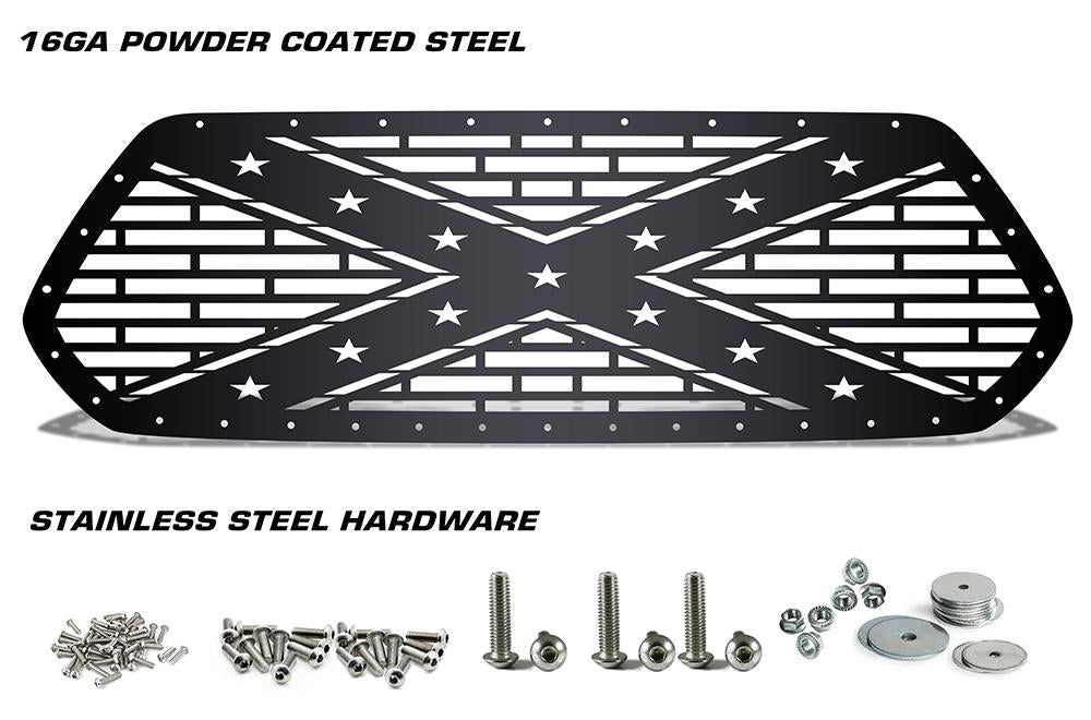 1 Piece Steel Grille for Toyota Tacoma 2016-2017 - REBEL YELL-atv motorcycle utv parts accessories gear helmets jackets gloves pantsAll Terrain Depot