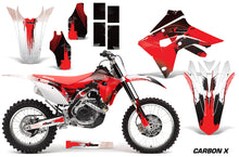 Load image into Gallery viewer, Dirt Bike Graphics Decal Sticker Wrap For Honda CRF450R CRF450RX 2017+ CARBONX RED-atv motorcycle utv parts accessories gear helmets jackets gloves pantsAll Terrain Depot