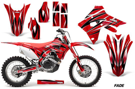 Dirt Bike Graphics Decal Sticker Wrap For Honda CRF450R CRF450RX 2017+ FADE RED-atv motorcycle utv parts accessories gear helmets jackets gloves pantsAll Terrain Depot