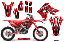 Load image into Gallery viewer, Graphics Decal Sticker Wrap + # Plates For Honda CRF450R CRF450RX 2017+ FADE RED-atv motorcycle utv parts accessories gear helmets jackets gloves pantsAll Terrain Depot