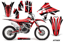 Load image into Gallery viewer, Dirt Bike Graphics Decal Sticker Wrap For Honda CRF450R CRF450RX 2017+ ATTACK RED-atv motorcycle utv parts accessories gear helmets jackets gloves pantsAll Terrain Depot