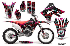 Dirt Bike Graphics Decal Sticker Wrap For Honda CRF450R CRF450RX 2017+ FRENZY RED-atv motorcycle utv parts accessories gear helmets jackets gloves pantsAll Terrain Depot