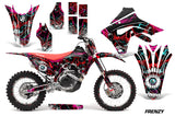 Graphics Decal Sticker Wrap + # Plates For Honda CRF450R CRF450RX 2017+ FRENZY RED