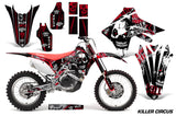 Dirt Bike Graphics Decal Sticker Wrap For Honda CRF450R CRF450RX 2017+ CIRCUS RED