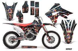 Dirt Bike Graphics Decal Sticker Wrap For Honda CRF450R CRF450RX 2017+ WW2 BOMBER-atv motorcycle utv parts accessories gear helmets jackets gloves pantsAll Terrain Depot