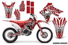 Load image into Gallery viewer, Dirt Bike Graphics Decal Sticker Wrap For Honda CRF450R CRF450RX 2017+ WIDOW WHITE RED-atv motorcycle utv parts accessories gear helmets jackets gloves pantsAll Terrain Depot