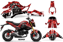 Load image into Gallery viewer, Street Bike Decal Graphic Kit Sticker Wrap For Honda GROM125 2017-2018 REAPER RED-atv motorcycle utv parts accessories gear helmets jackets gloves pantsAll Terrain Depot