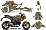Street Bike Decal Graphic Kit Sticker Wrap For Honda GROM125 2017-2018 WOODLAND CAMO