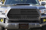 1 Piece Steel Pro Style Grille for Toyota Tacoma 2018-2021 - STRAIGHT AMERICAN FLAG